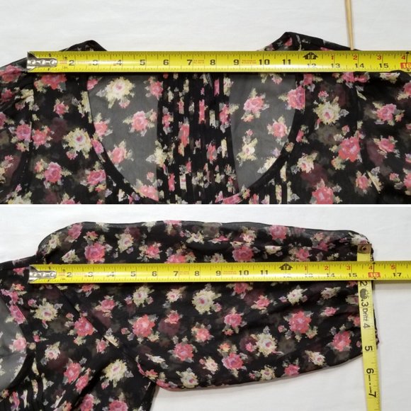 GUESS Chiffon Top Blouse 5854E1M - Picture 10 of 15